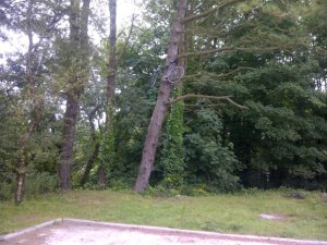The Apprentice Lad's bicycle, parked correctly